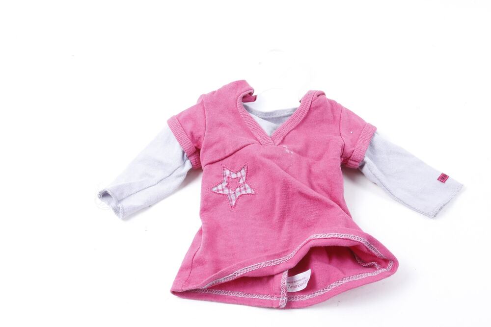 American Girl, Pink, Gray, Doll, Costume, Dress, Clothing, Collection, Children,
